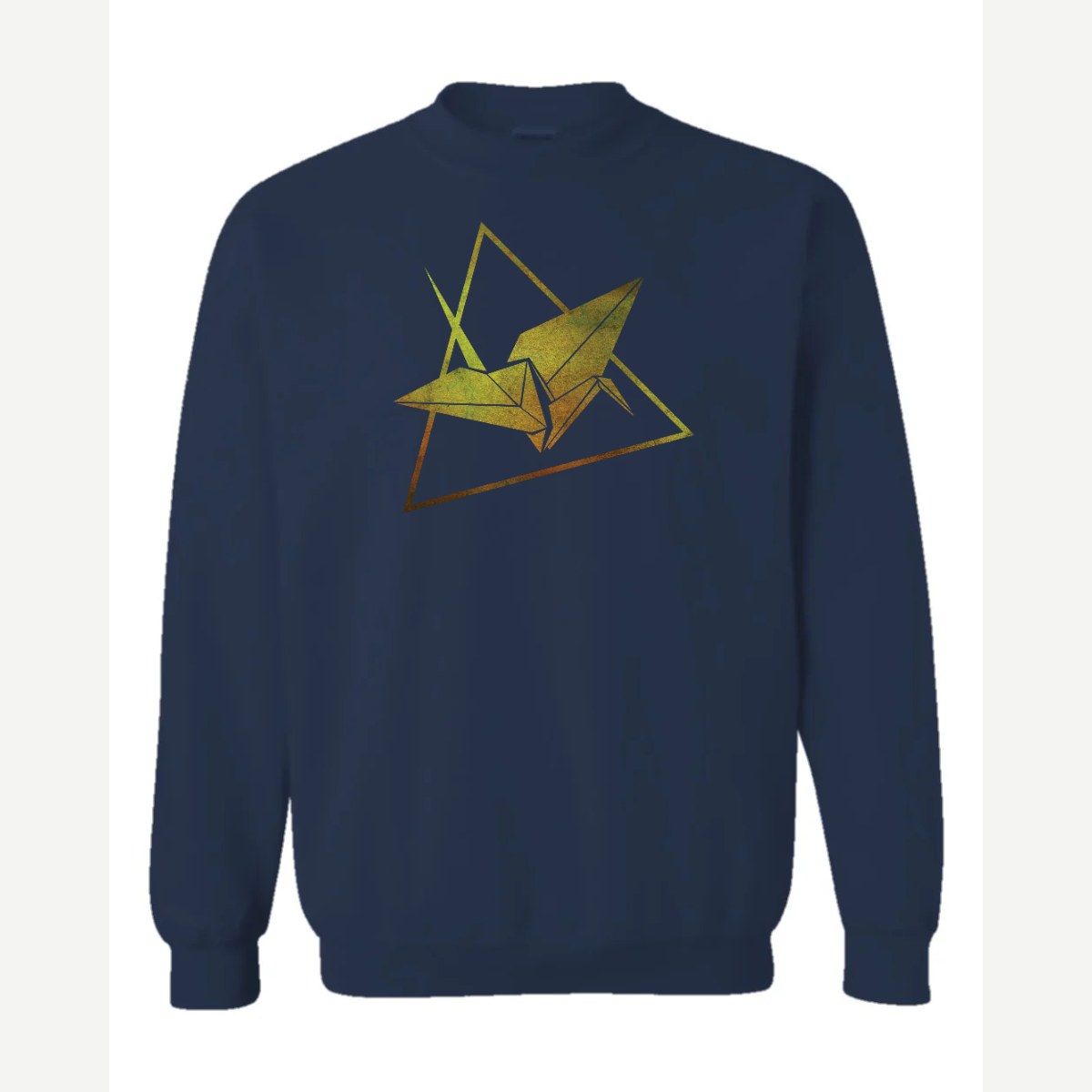 Origami — Crewneck Sweatshirt / Navy
