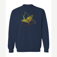 Origami — Crewneck Sweatshirt / Navy