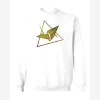 Origami — Crewneck Sweatshirt / White