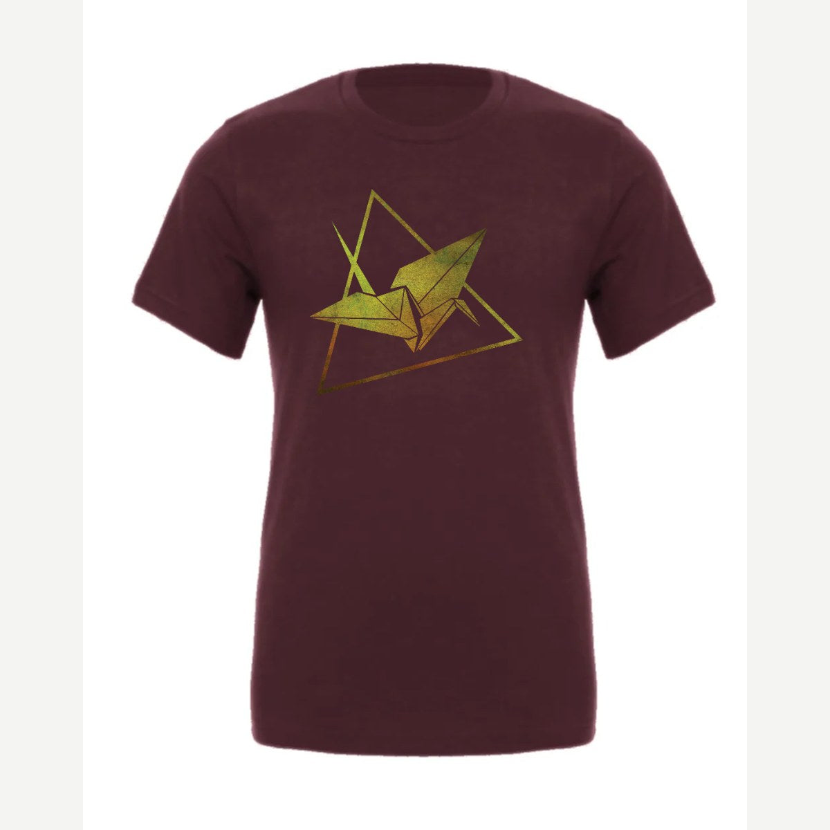 Origami — Premium Tee / Maroon