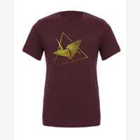 Origami — Premium Tee / Maroon