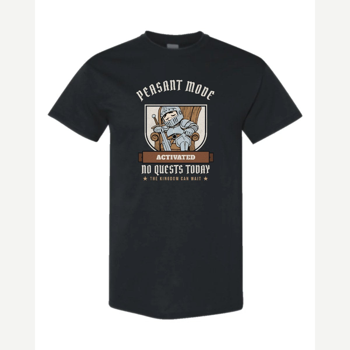 Peasant Mode Activated Knight — Classic Tee / Black