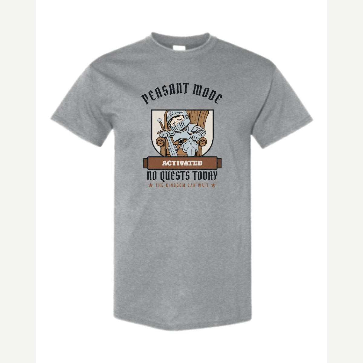 Peasant Mode Activated Knight — Classic Tee / Sport Grey