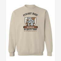 Peasant Mode Activated Knight — Crewneck Sweatshirt / Sand