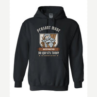Peasant Mode Activated Knight — Hoodie / Black