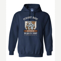 Peasant Mode Activated Knight — Hoodie / Navy