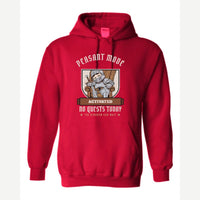 Peasant Mode Activated Knight — Hoodie / Red