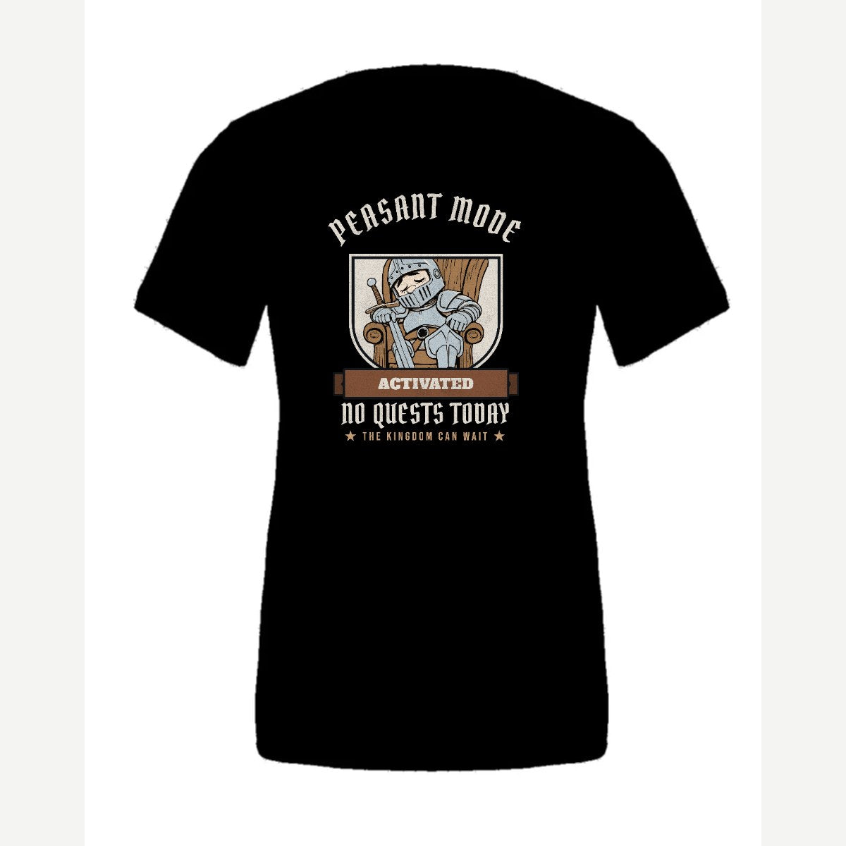 Peasant Mode Activated Knight — Premium Tee / Black