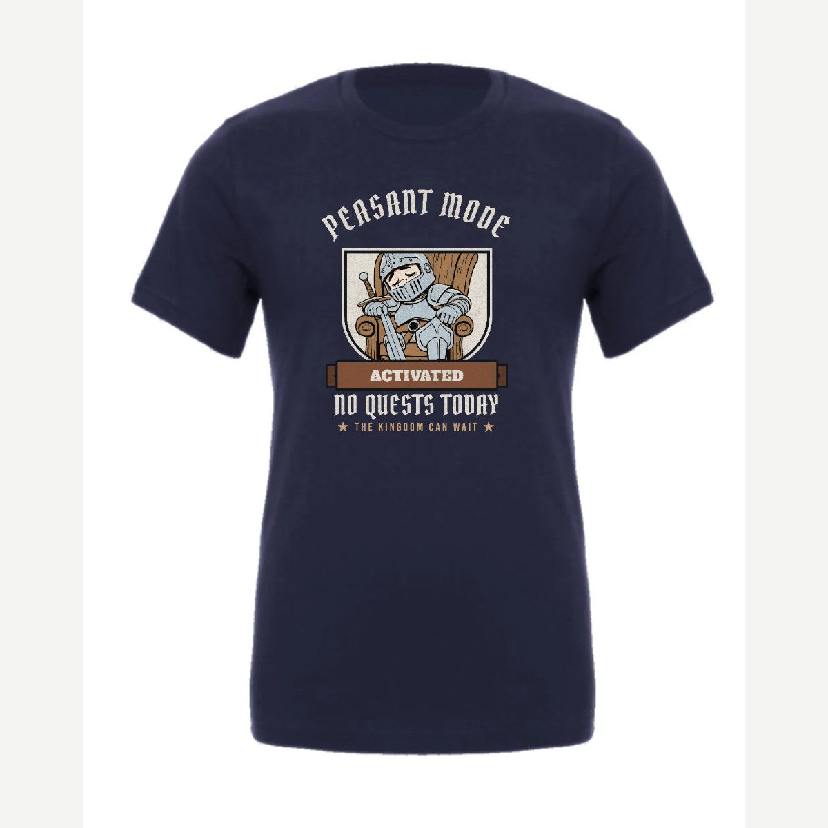 Peasant Mode Activated Knight — Premium Tee / Navy