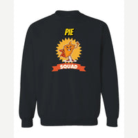 Pie Squad — Crewneck Sweatshirt / Black