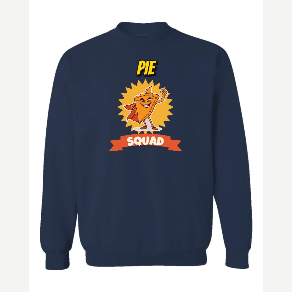 Pie Squad — Crewneck Sweatshirt / Navy