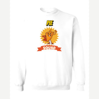 Pie Squad — Crewneck Sweatshirt / White