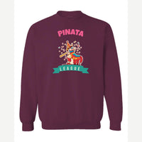 Piñata League — Crewneck Sweatshirt / Maroon