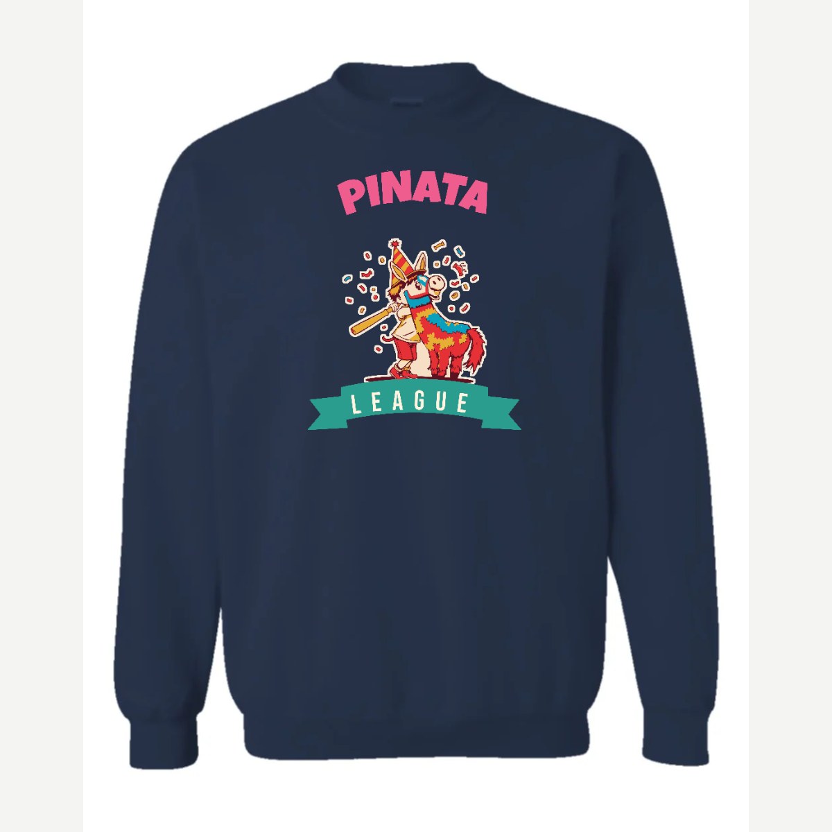 Piñata League — Crewneck Sweatshirt / Navy