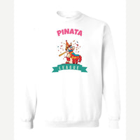 Piñata League — Crewneck Sweatshirt / White