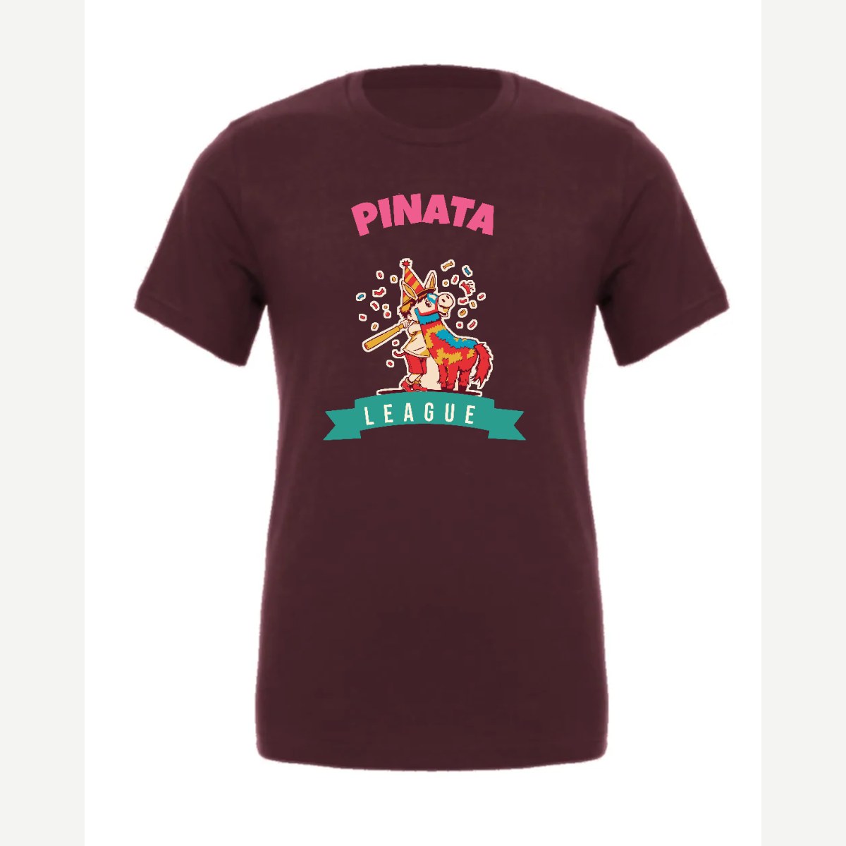 Piñata League — Premium Tee / Maroon