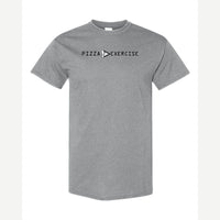 Pizza is Greater Than Exercise — Classic Tee / Sport Grey