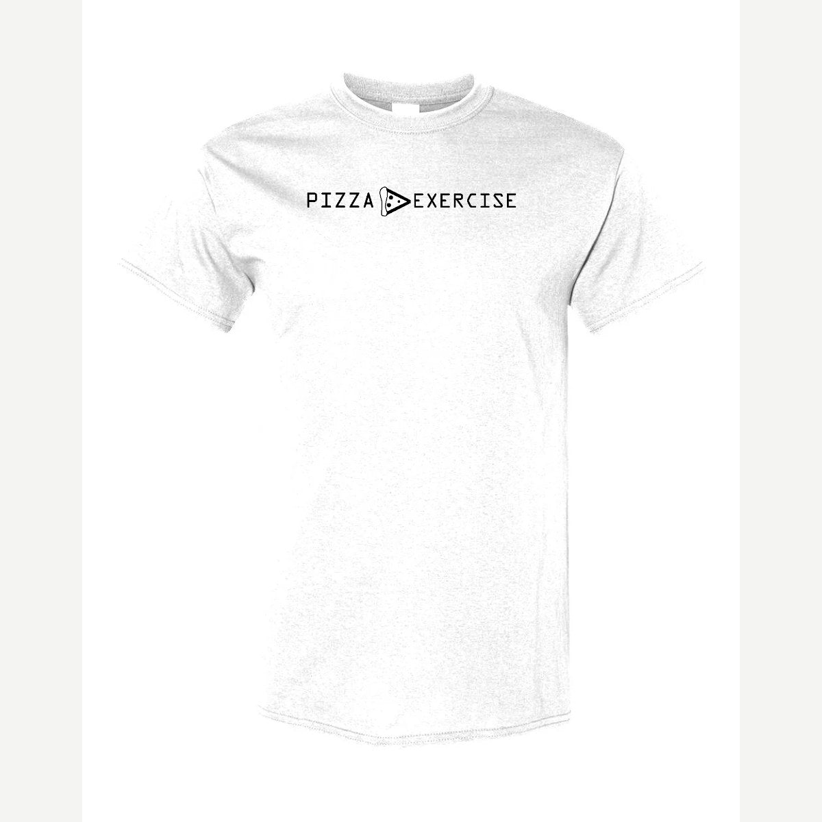 Pizza is Greater Than Exercise — Classic Tee / White