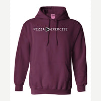 Pizza is Greater Than Exercise — Hoodie / Maroon