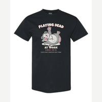 Playing Dead at Work Opossum — Classic Tee / Black