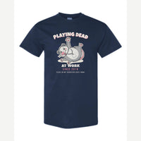 Playing Dead at Work Opossum — Classic Tee / Navy