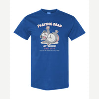 Playing Dead at Work Opossum — Classic Tee / Royal