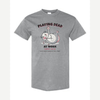 Playing Dead at Work Opossum — Classic Tee / Sport Grey