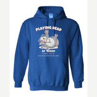 Playing Dead at Work Opossum — Hoodie / Royal