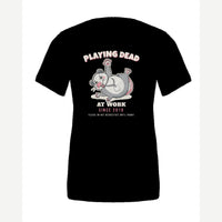Playing Dead at Work Opossum — Premium Tee / Black