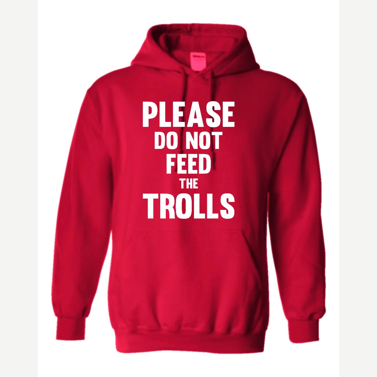 Please Do Not Feed the Trolls — Hoodie / Red