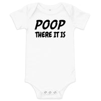 Poop There It Is — Baby Bodysuit / White
