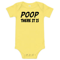 Poop There It Is — Baby Bodysuit / Yellow