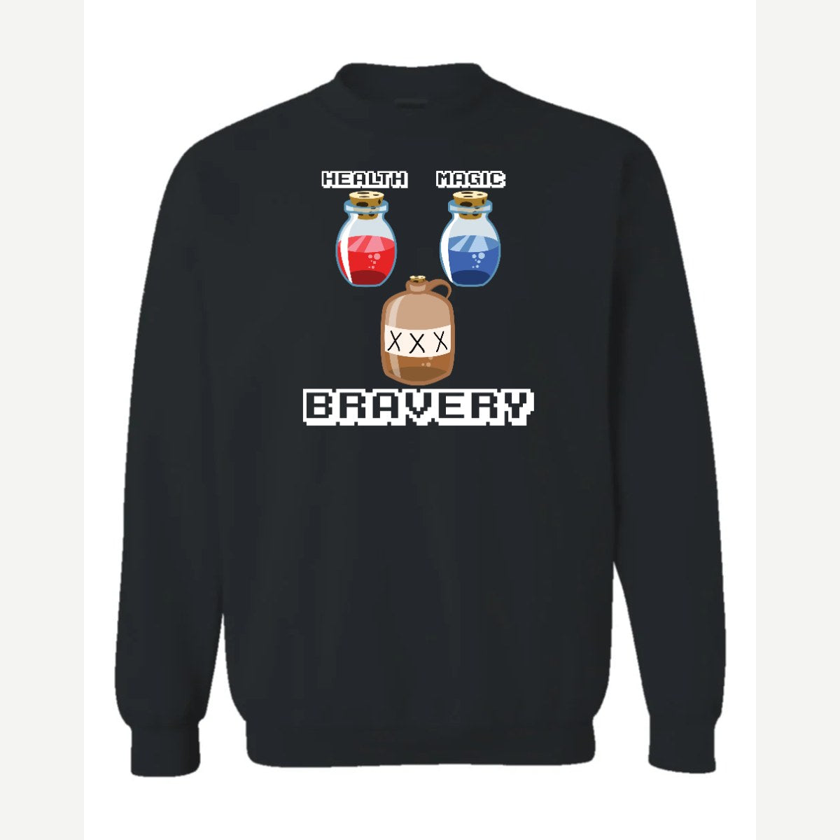 Potions — Crewneck Sweatshirt / Black