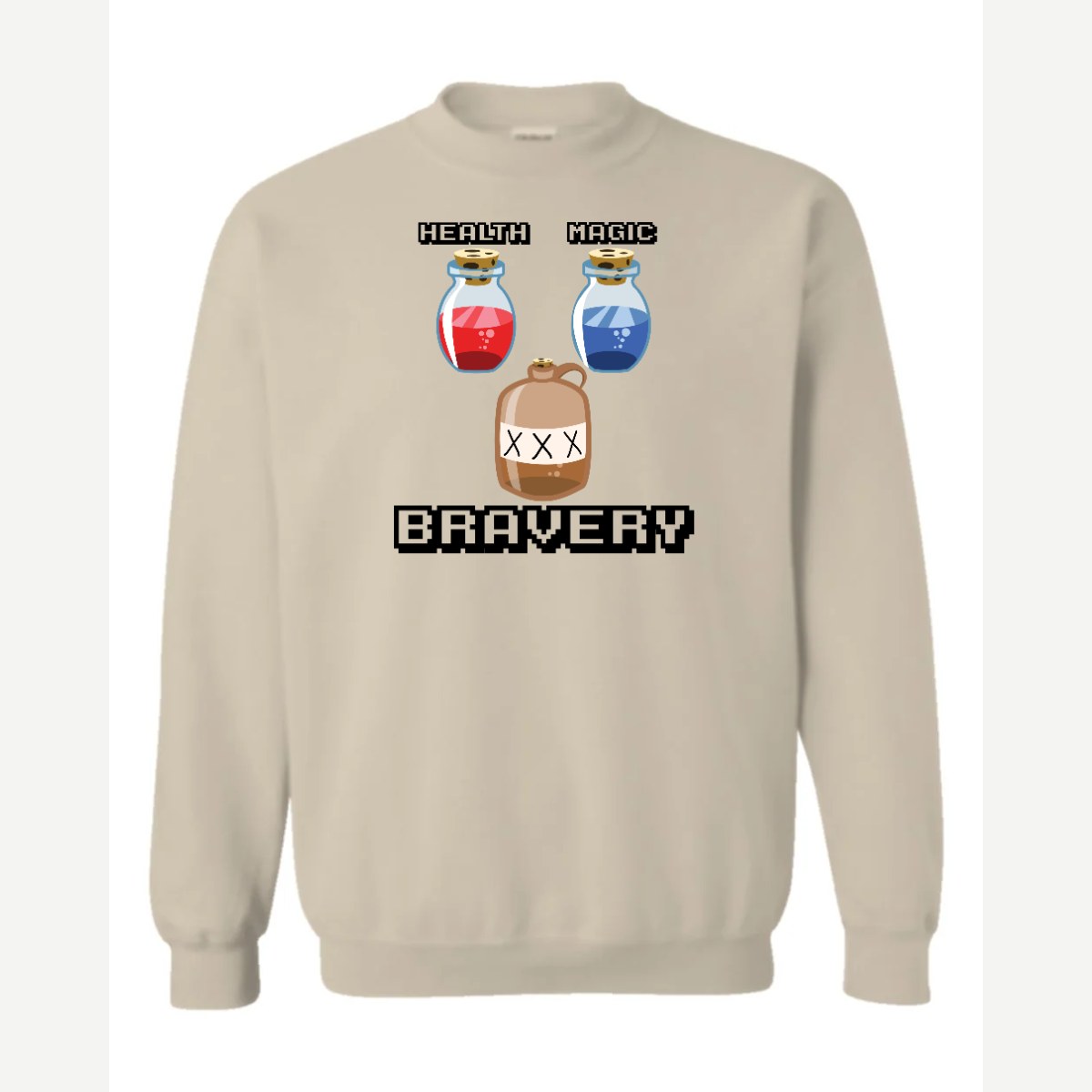 Potions — Crewneck Sweatshirt / Sand