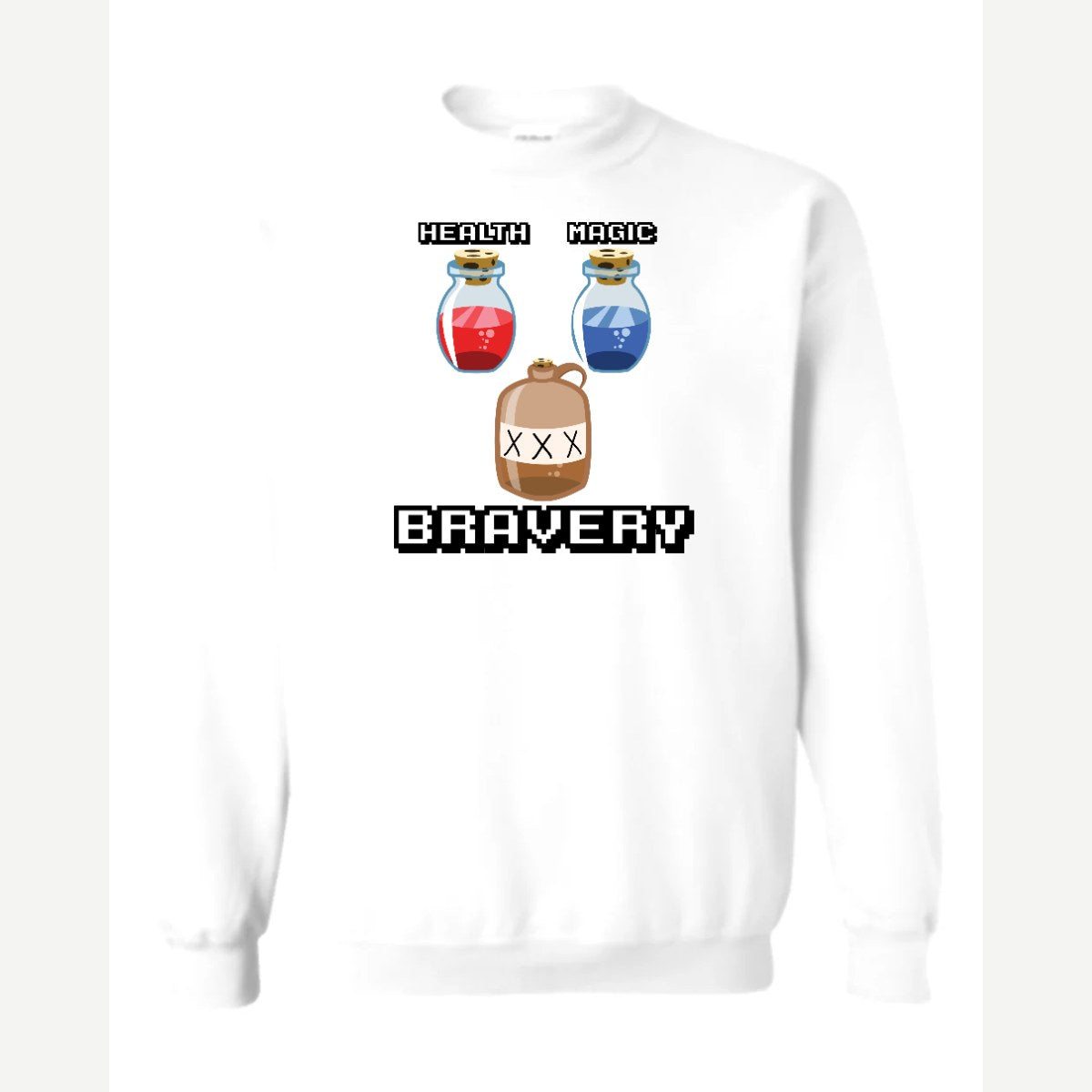 Potions — Crewneck Sweatshirt / White