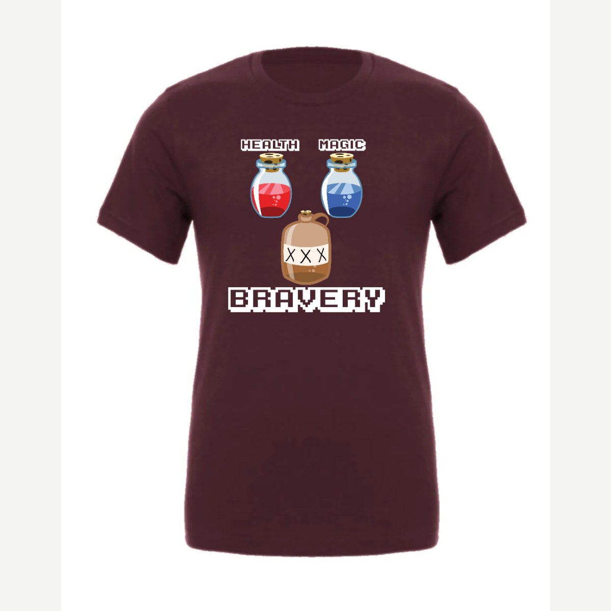 Potions — Premium Tee / Maroon