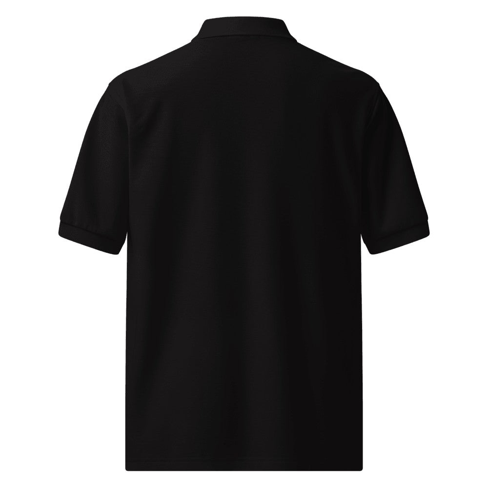 Premium Custom Polo (Port Authority K500) - Black (back)