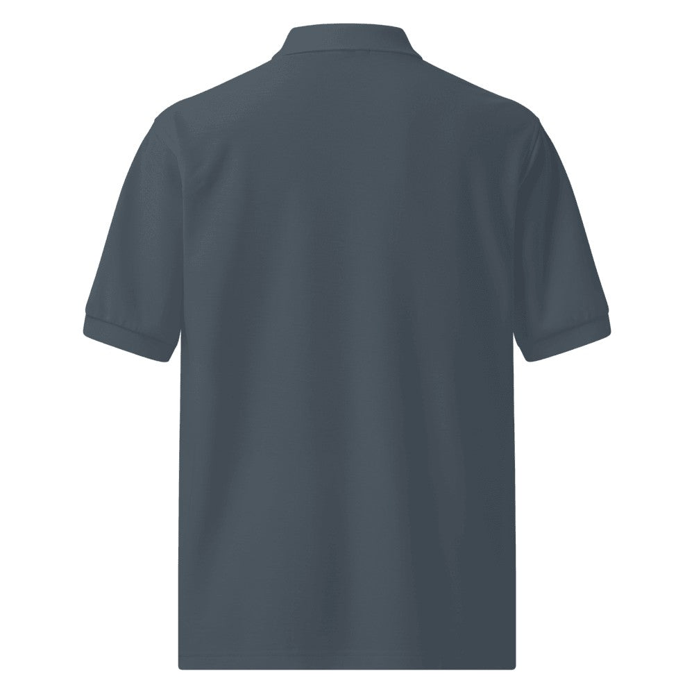 Premium Custom Polo (Port Authority K500) - Steel Grey (back)