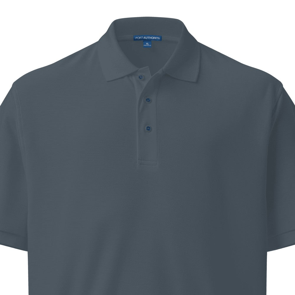 Premium Custom Polo (Port Authority K500) - Steel Grey