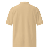 Premium Custom Polo (Port Authority K500) - Stone (back)