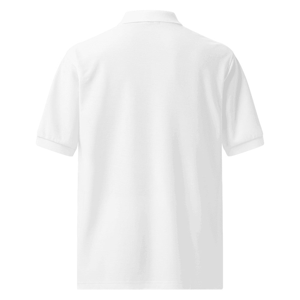 Premium Custom Polo (Port Authority K500) - White (back)