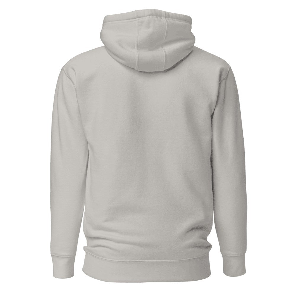 Premium Soft Custom Hoodie (Cotton Heritage M2580) - Carbon Grey (back)