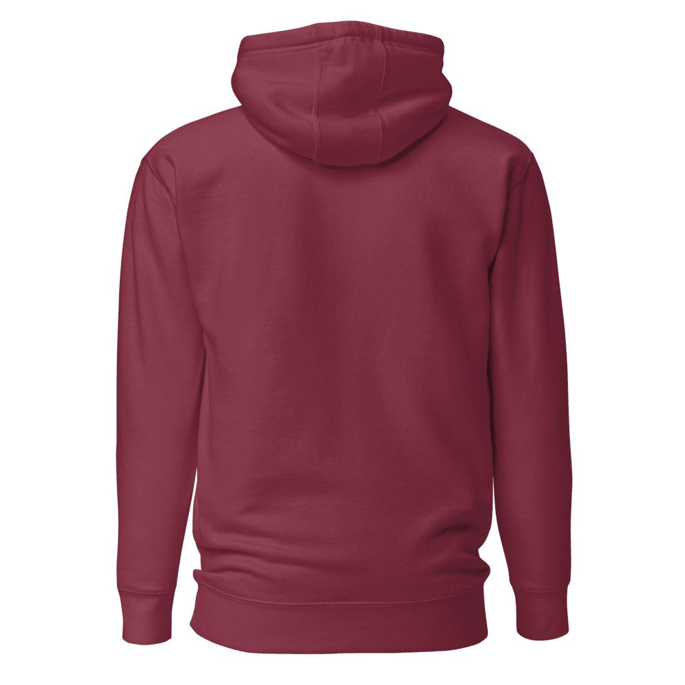 Premium Soft Custom Hoodie (Cotton Heritage M2580) - Maroon (back)