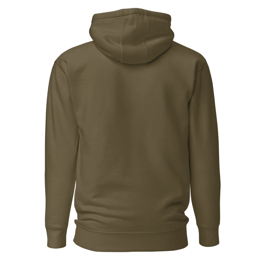 Premium Soft Custom Hoodie (Cotton Heritage M2580) - Military Green (back)