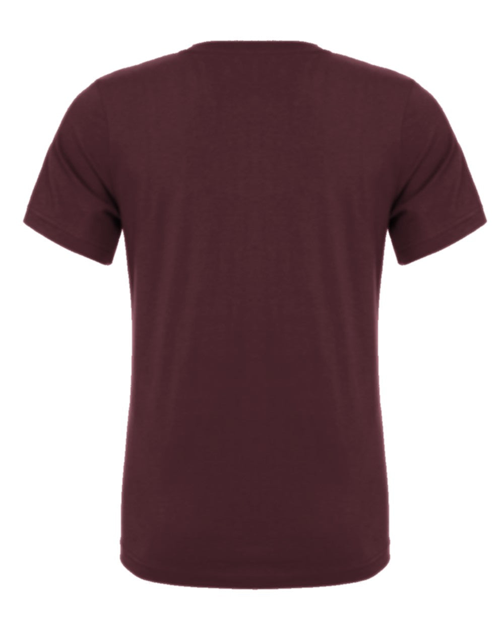 Premium Soft Custom T-Shirt (Bella+Canvas 3001) - Maroon (back)