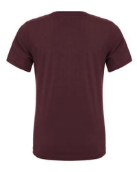 Premium Soft Custom T-Shirt (Bella+Canvas 3001) - Maroon (back)