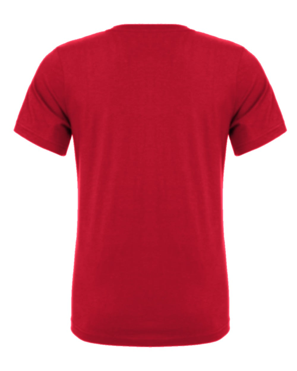 Premium Soft Custom T-Shirt (Bella+Canvas 3001) - Red (back)