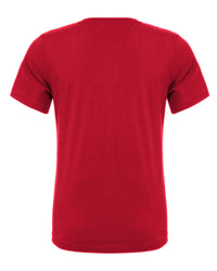 Premium Soft Custom T-Shirt (Bella+Canvas 3001) - Red (back)