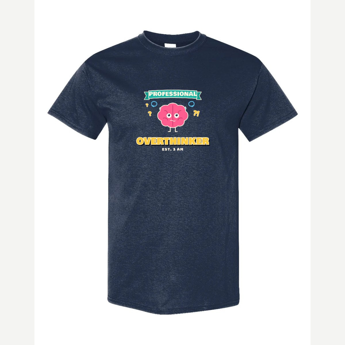 Professional Overthinker — Classic Tee / Navy
