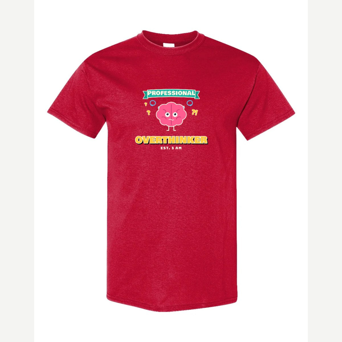 Professional Overthinker — Classic Tee / Red